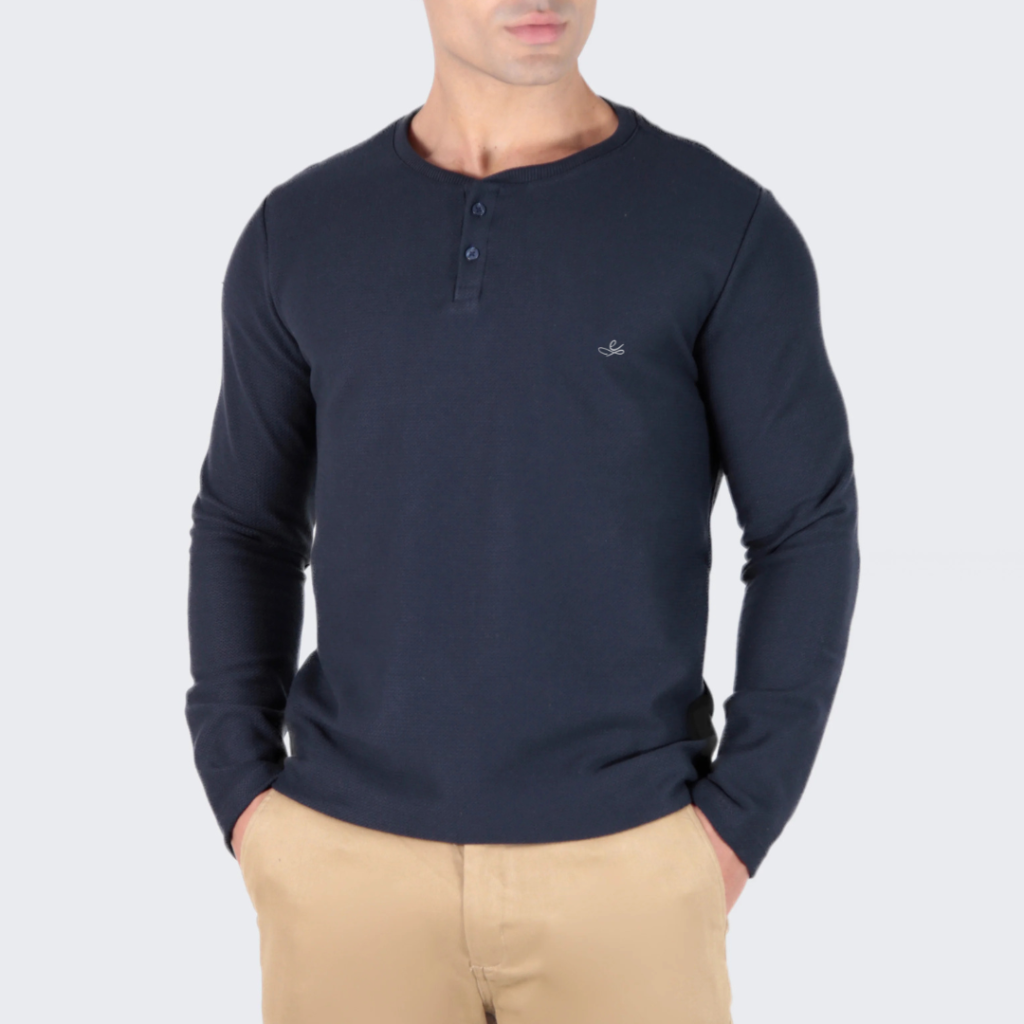 Casaco Henley Masculino